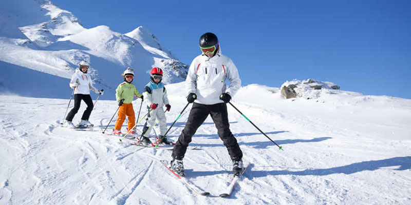 Wintersporten in Les Deux Alpes, Frankrijk