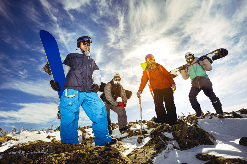 Top 5 wintersport bestemmingen met vrienden!